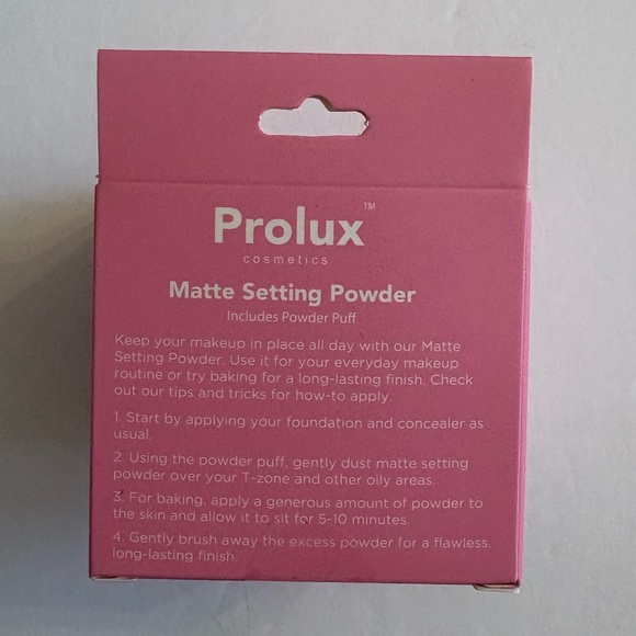 Prolux Matte Setting Powder Porcelain Puff NWT Sealed Neutral Full Size - Picture 7 of 11